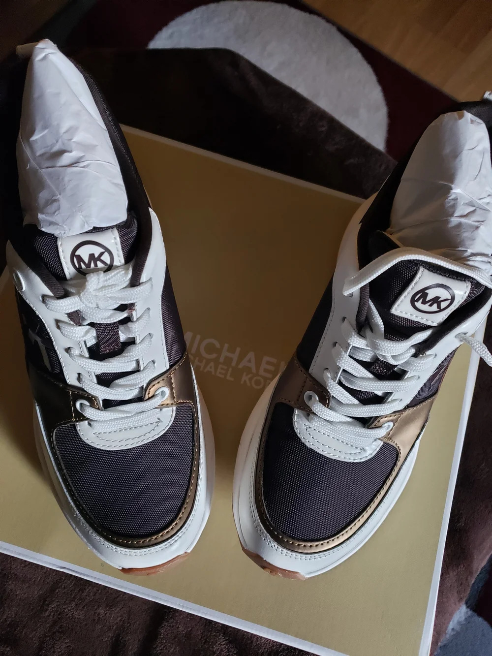 Michael kors Mickey Leather Trainer sz-8.5